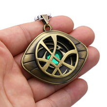 Load image into Gallery viewer, Marvel Avengers Dr.Strange Infinity Time Stones Necklace Keychain Figure
