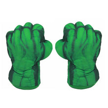 Load image into Gallery viewer, The Avengers Superhero Plush Hulk and Spiderman Gloves Soft 25cm